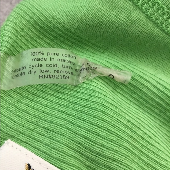 Twisted Heart Green Tank Top Sequins Heart Size SP. $25 - Picture 10 of 10